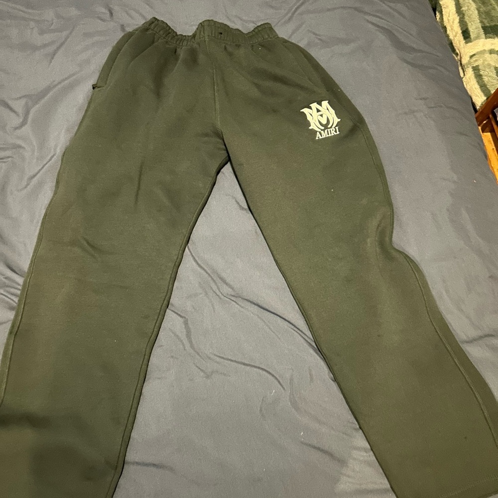 AMIRI Dark Green Sweatpants